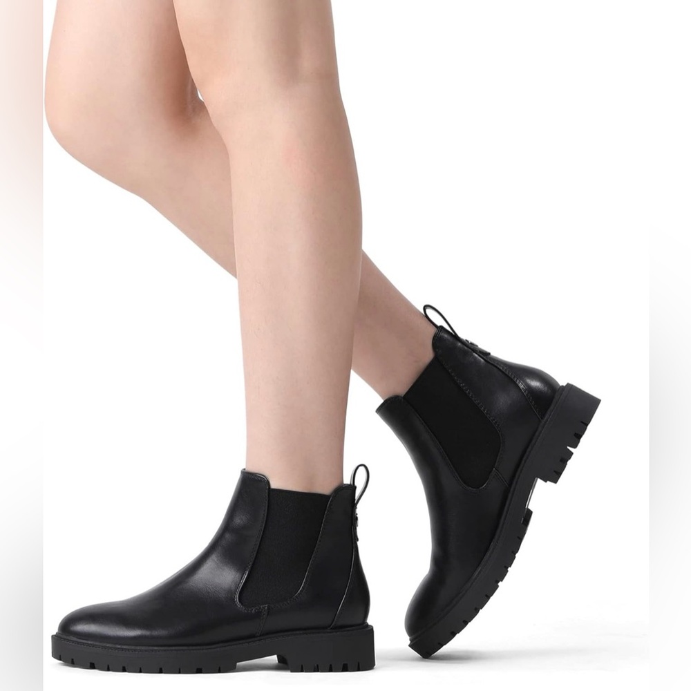 Brand New Women's Chelsea Boots Chunky Heel Ankle/US6.5 - Picture 6 of 12